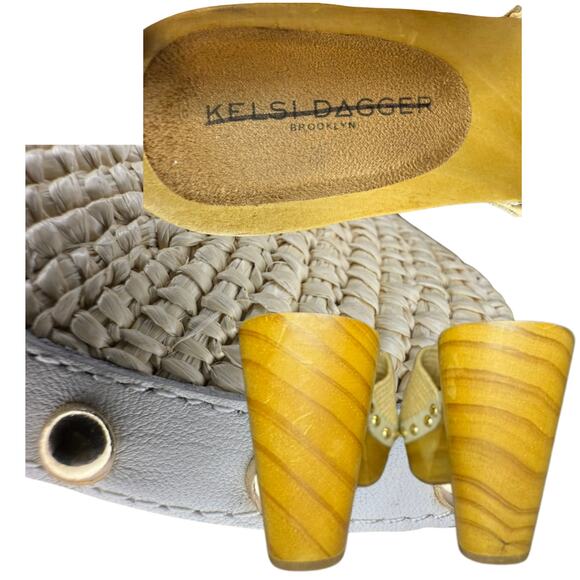 Kelsi Dagger Brooklyn Dreamer Clogs - Natural | Size 7 | New Without Box - Picture 5 of 8
